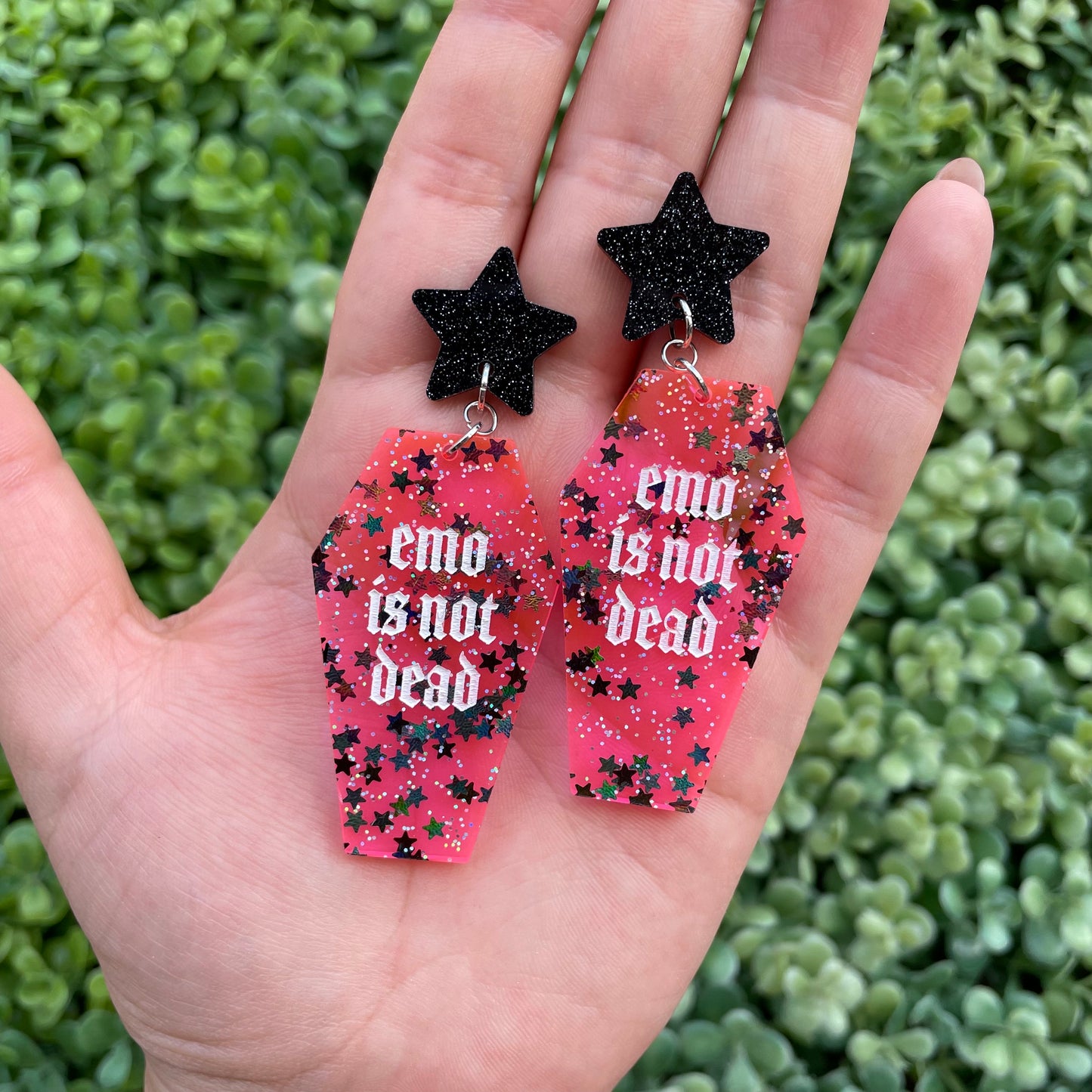 "Emo is not dead" Earrings